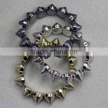 2014 CCB plastic spike bracelet ccb bracelet