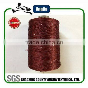 3mm Sequin Yarn 100% Polyester for Sweater Scarf Knitting photo-5