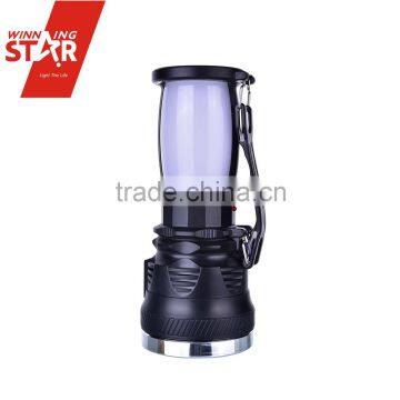 24+1W Solar Energy Rechargeable LED Lamps and Lanterns in Black