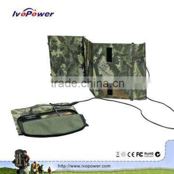 2016 Promotional Item 15W High Efficiency Waterproof Solar Mobile Charger