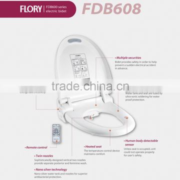 new design with hand control electronic bidet smart toilet seat