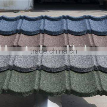 Long Life Span Stone Coated Steel Roof Tile For Sale , Good Quality And Price Stone Coated Roof Sheet Accessory