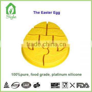 Easter egg Silicone egg shape divided cake pan