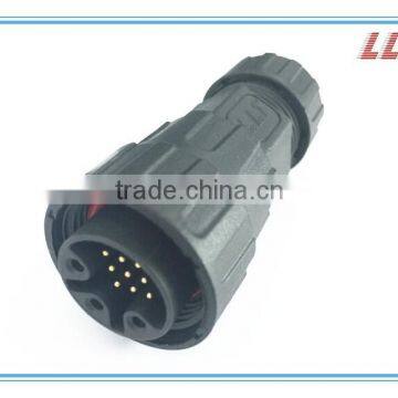 IP67 3+9 poles power and signal connector straight electrical connector