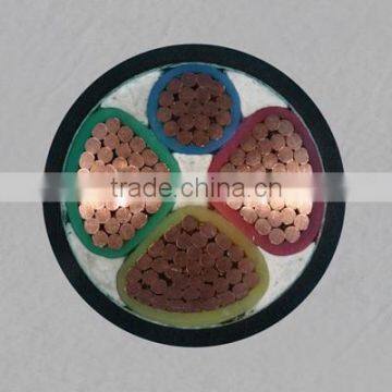 0.6/1kv cu/xlpe/swa/pvc power cable 4 core 240mm xlpe armoured cable wire