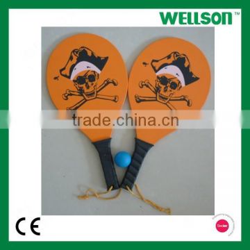 CE approved wooden beach rackets