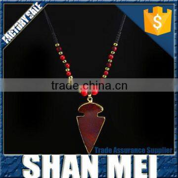 Women's Sweater Accessories Brown Leather Tassel Necklaces photo-6