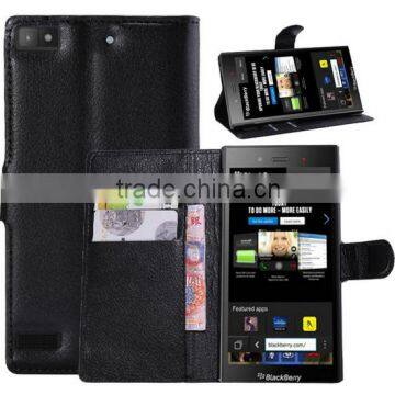 For blackberry z3 case, for blackberry z3 stand wallet leather cover case