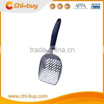 Chi-buy free sample Stainless Steel scoop Ergonomic Cat Litter Scoop