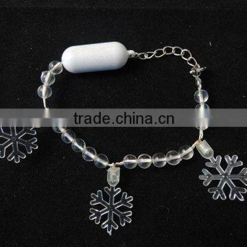 Red LED lighted Bracelet ,glow in the dark bracelet