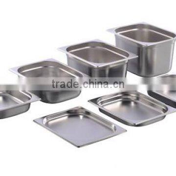 restaurant and hotel use buffet equipment/stainless steel GN food container pan