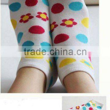 custom girls cotton ankle socks girls socks with polka dot