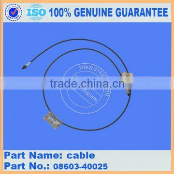 electrical parts whee loader transmission WA380-3 cable 08603-40025