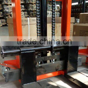 Hydraulic manual stacker selft loading stacker factory price