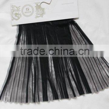 Fancy Dress Fabric Pleated Bronzing Floral Dress Fabric photo-1