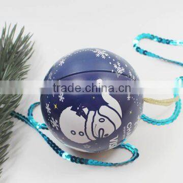 2016 christmas ball Hot sale ball the tin can