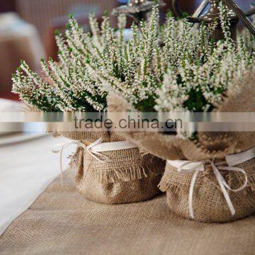 Wholesale DIY Material Burlap Ribbon for Floral Arrangement