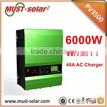 Off Grid Pure Sine Wave 3200W Solar Panel Connecting 48V 6kw Solar Inverter Price