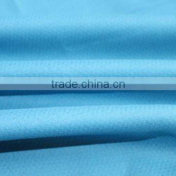 100% Cotton Blue Solid Jacquard Dobby Weave Fabrics for Shirting Clothing Dressing Skirt photo-2