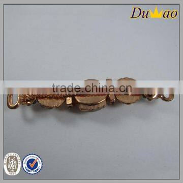 Rhinestone Shoe Ornament With Alloy Chain for Slipper Sandal photo-4