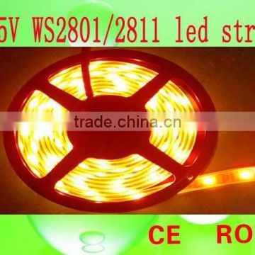 60leds WS2812 led strip Addressable each pixel DC5V ADS-10060-WS2812b