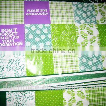 Eco Friendly Waterproof Beautiful Green Table Cover photo-3