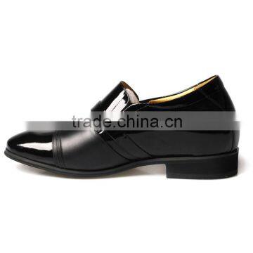 Genuine Leather Men Dress Shoes Fashion Buckles Loafers Business Formal Shoes photo-2