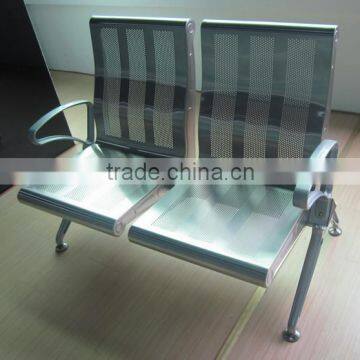 Expensive and Durable 304 Stainless Steel Waiting Row Chairs photo-3