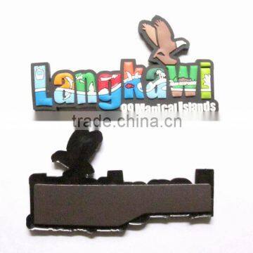 Promotion 3D soft PVC fridge magnet,fridge magnet letter