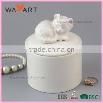 Promotional Cylindrical Shaped Ceramic Jewellery Safe Box