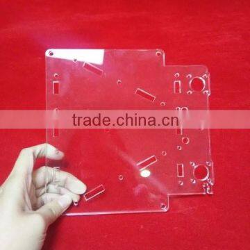 Laser cut custom acrylic plastic back panel for electronic devices