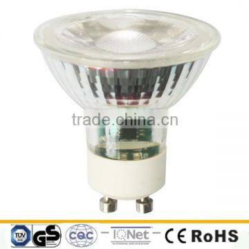 Factory Sale 4W 350Lm 60degree Cheap Glass Ra>80 CE RoHS COB LED GU10 Dimmable photo-2