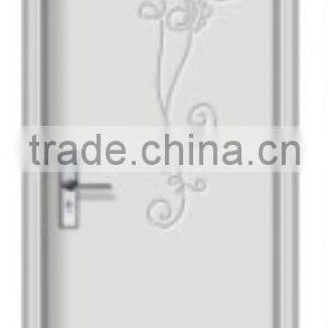 2016 new bathroom pvc door interior wooden door