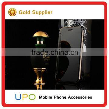 [UPO] 2016 New Luxury Smart Flip Slim View Electroplating Mirror Hard Clear Transparent Case For Samsung Galaxy A5 photo-5