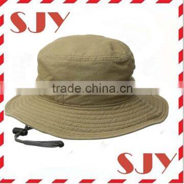 Custom made wide brim 100%cotton canvas bucket Hats