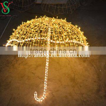 LED Decoration Motif Lights 3D Umbrella