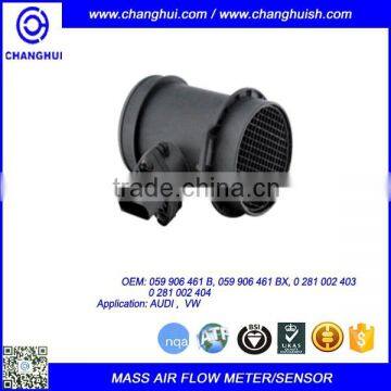 High Quality Car Mass Air Flow Meter/sensor 059 906 461 B/ 059 906 461 BX/ 0 281 002 403 /0 281 002 404 FOR AUDI/ VW