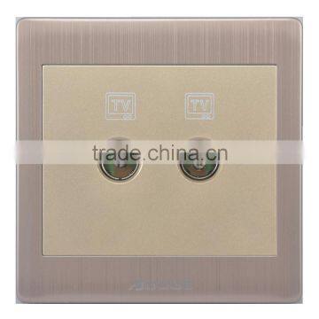 two gang television socket circuit type