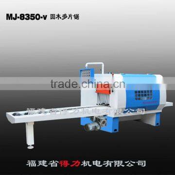Log Multi Blade Saw Machine,MJ 8350-V saw dia 175-350mm log wood