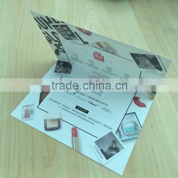 customize paper card matte lamination folding papers printing