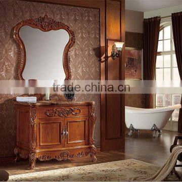 WTS16044 31 Inch Luxury Vintage Bathroom Furniture Single Bathroom Vanity Finished in White Color photo-6