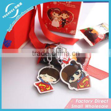 Supplier wholesale custom clear acrylic keychain