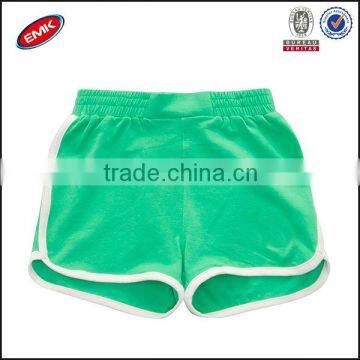 wholesales ladies summer beach short pants with elastic ribbon waist