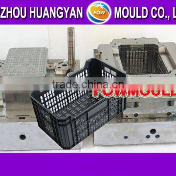 plastic black color crate mould suppleir