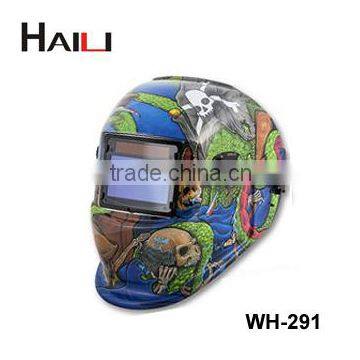 Solar Power Auto Darkening Welding Mask/Welding Helmet Skull(WH-291)