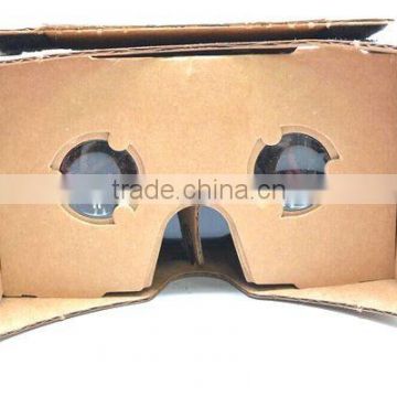 China factory google cardboard with 25mm acrylic lens 45mm focal length