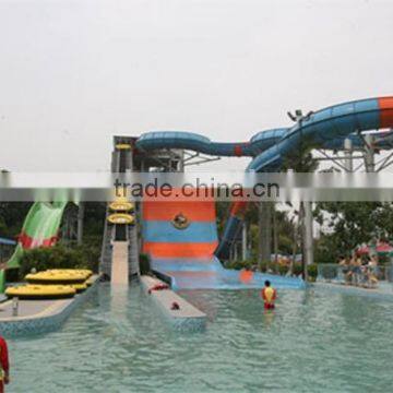 Large outdoor water park tube slides for sale water park equipment