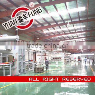 YuanFong short-cycle melamine laminating production line