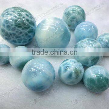 Larimar round beads larimar polished spheres