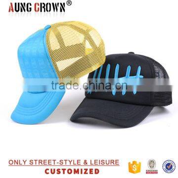 3D Embroidery Custom Snapback Mesh Trucker Cap and Hat